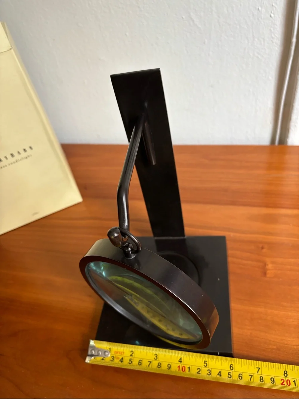 Pottery Barn Vintage Magnifying Glass Candlelight with Box
